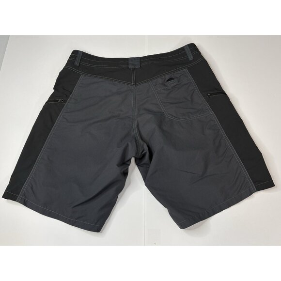 Kuhl Mutiny River Shorts Men’s 36 10” Inseam Grey Black Outdoor Technical - Picture 2 of 12